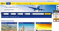 Desktop Screenshot of fly.de